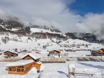 Winter Aussicht vom Appartement aus