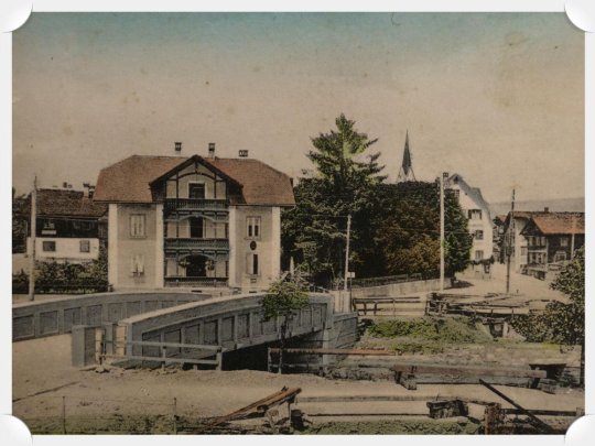 Historisches Bild von Nenzing Dorf