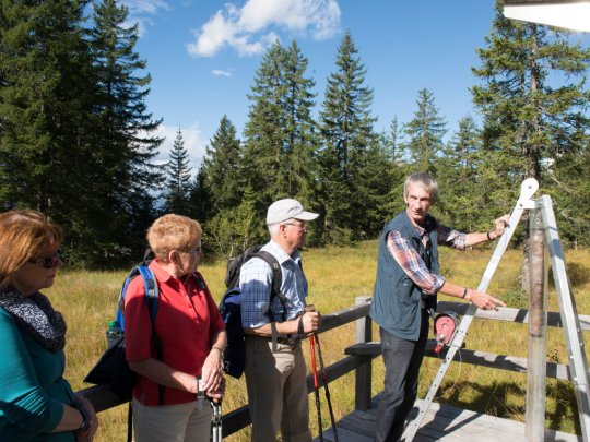 Mit Klaus Bertle jeden Mittwoch auf den Spuren des Bergbaus im Montafon auf dem Kristberg.